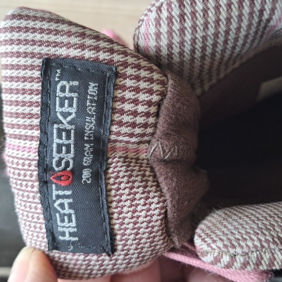 Girls THE NORTH FACE Chilkat Insulated Waterproof Winter Ankle Boots Pink Laces - Picture 12 of 15